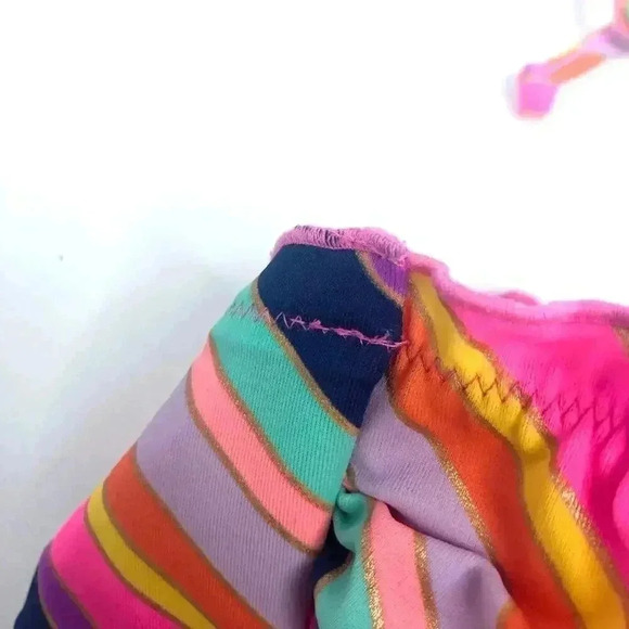 Victoria's Secret Multicolor Striped Tie Bikini - Picture 10 of 10